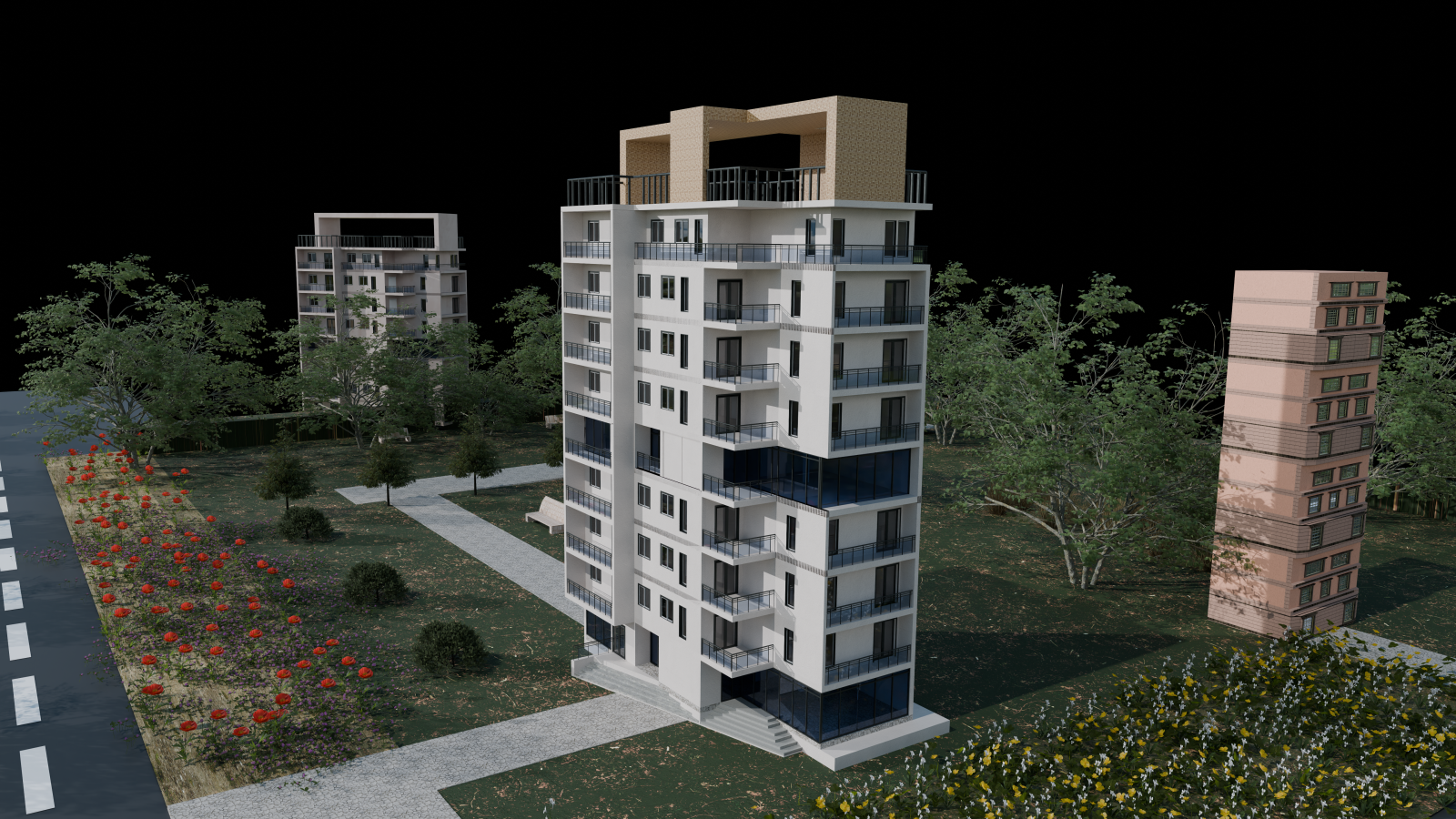 3D Architectural Rendering and Exterior Visualization for Real Estate — image 3