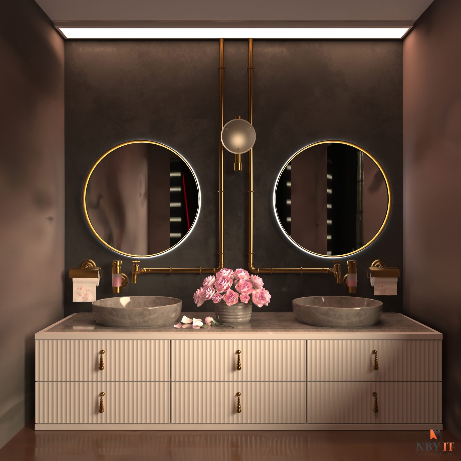 Bathroom Interior 3D Visualization