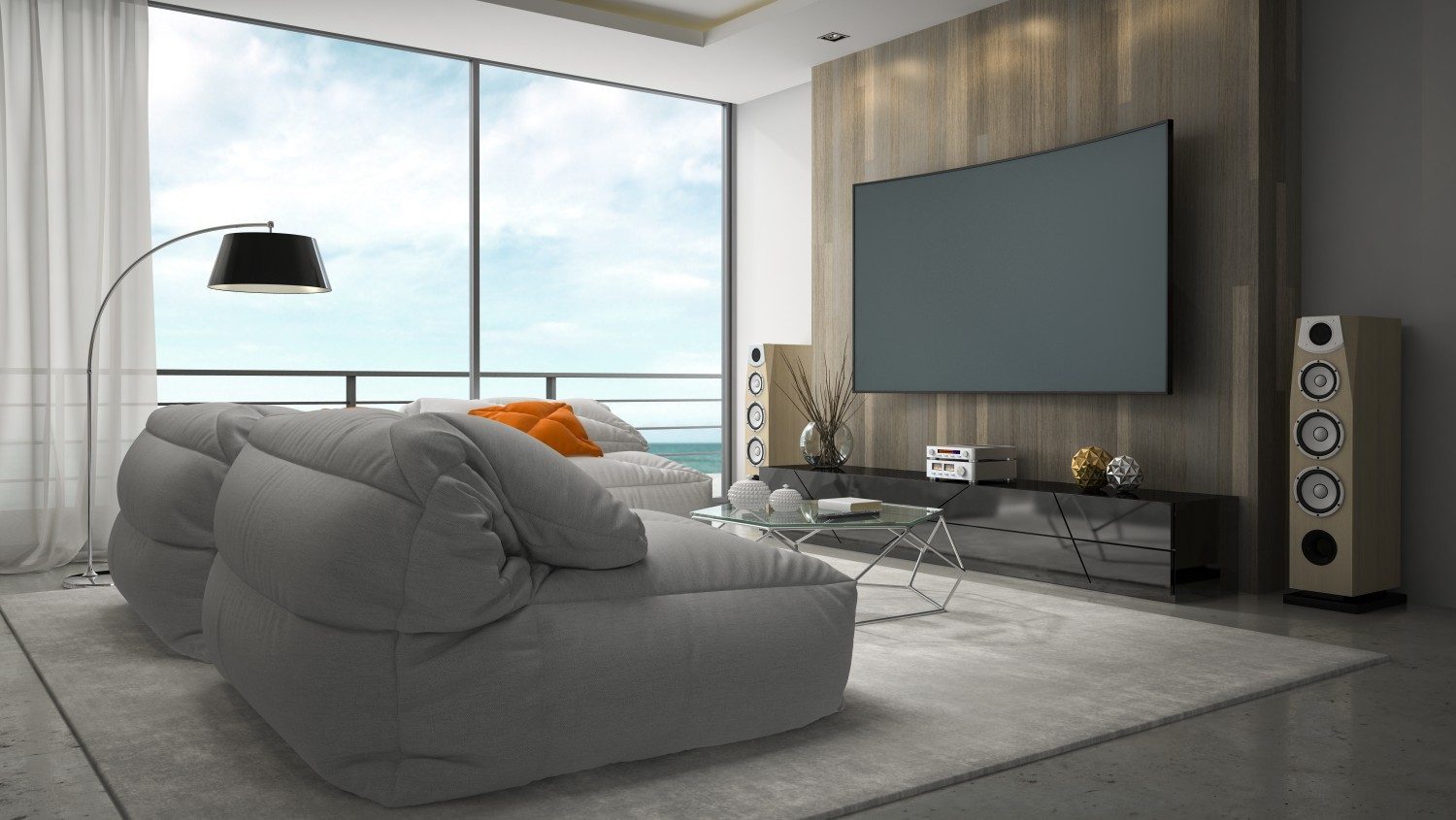 Living Room and Hospitality Interior Rendering — image 5