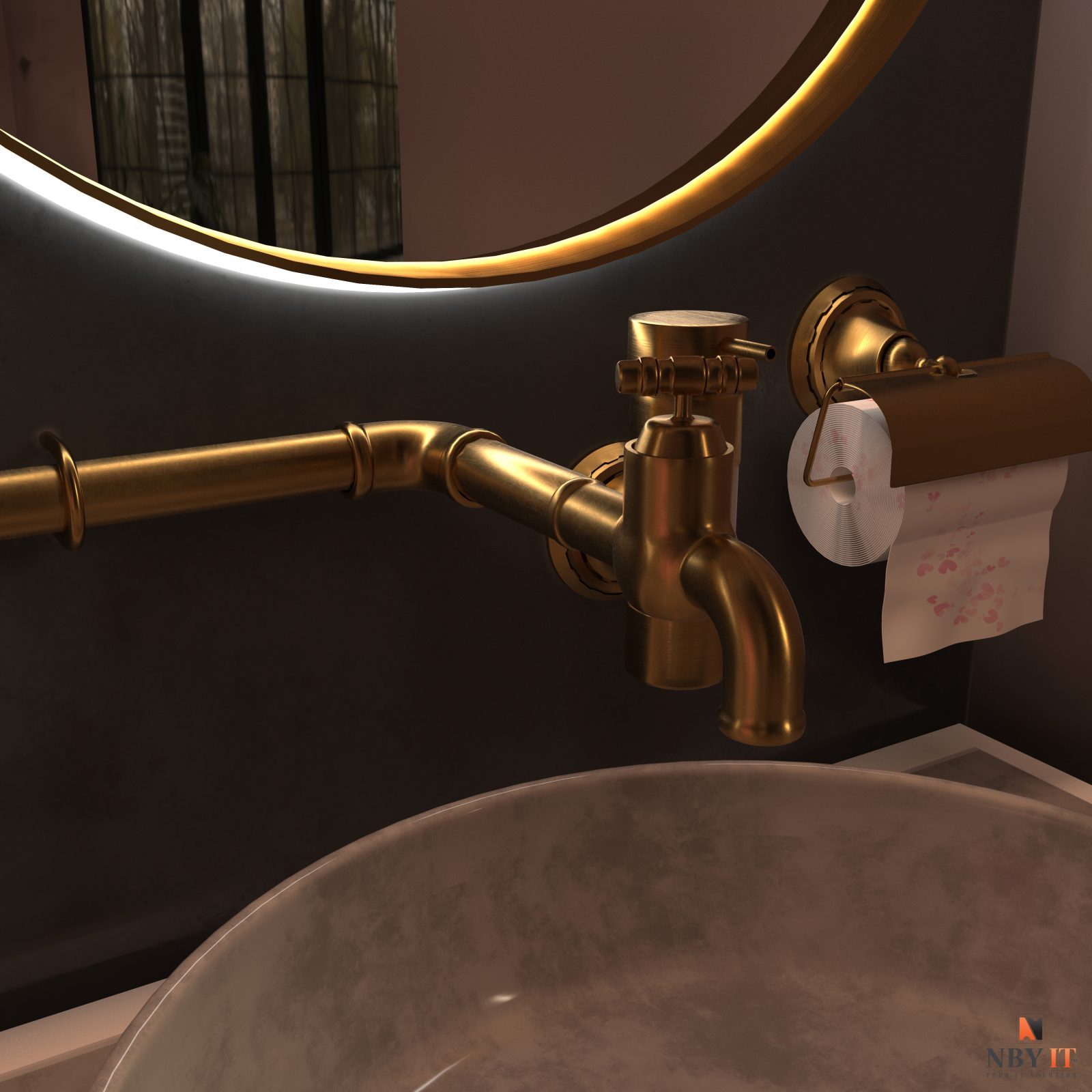 Bathroom Interior 3D Visualization — image 5