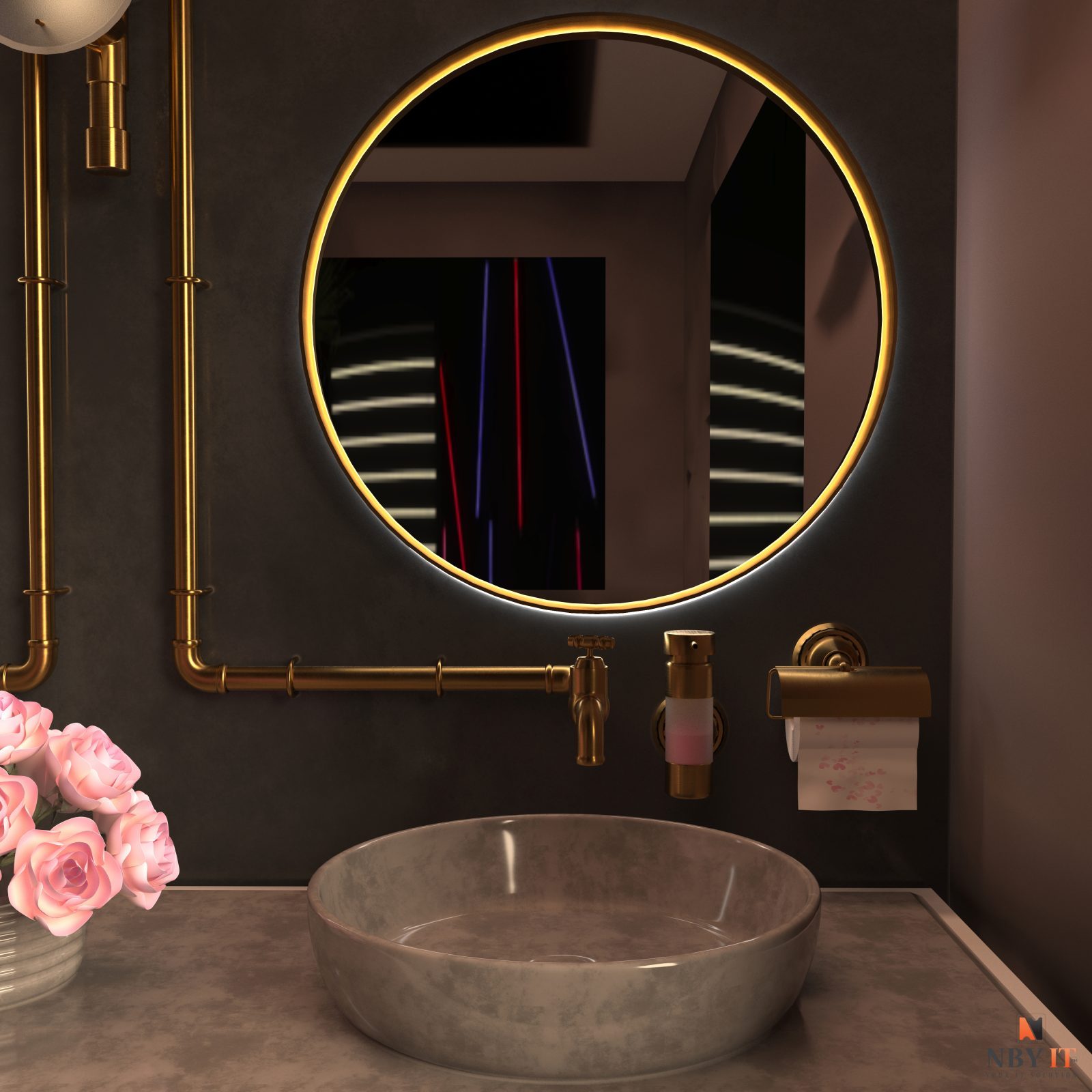 Bathroom Interior 3D Visualization — image 3